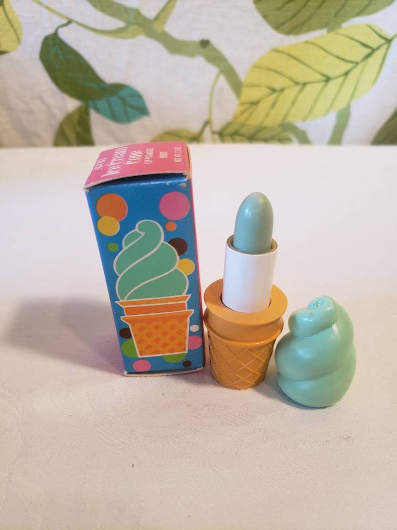 Vintage 1970s Avon Mint Ice Cream Cone Lip Gloss NOS Etsy