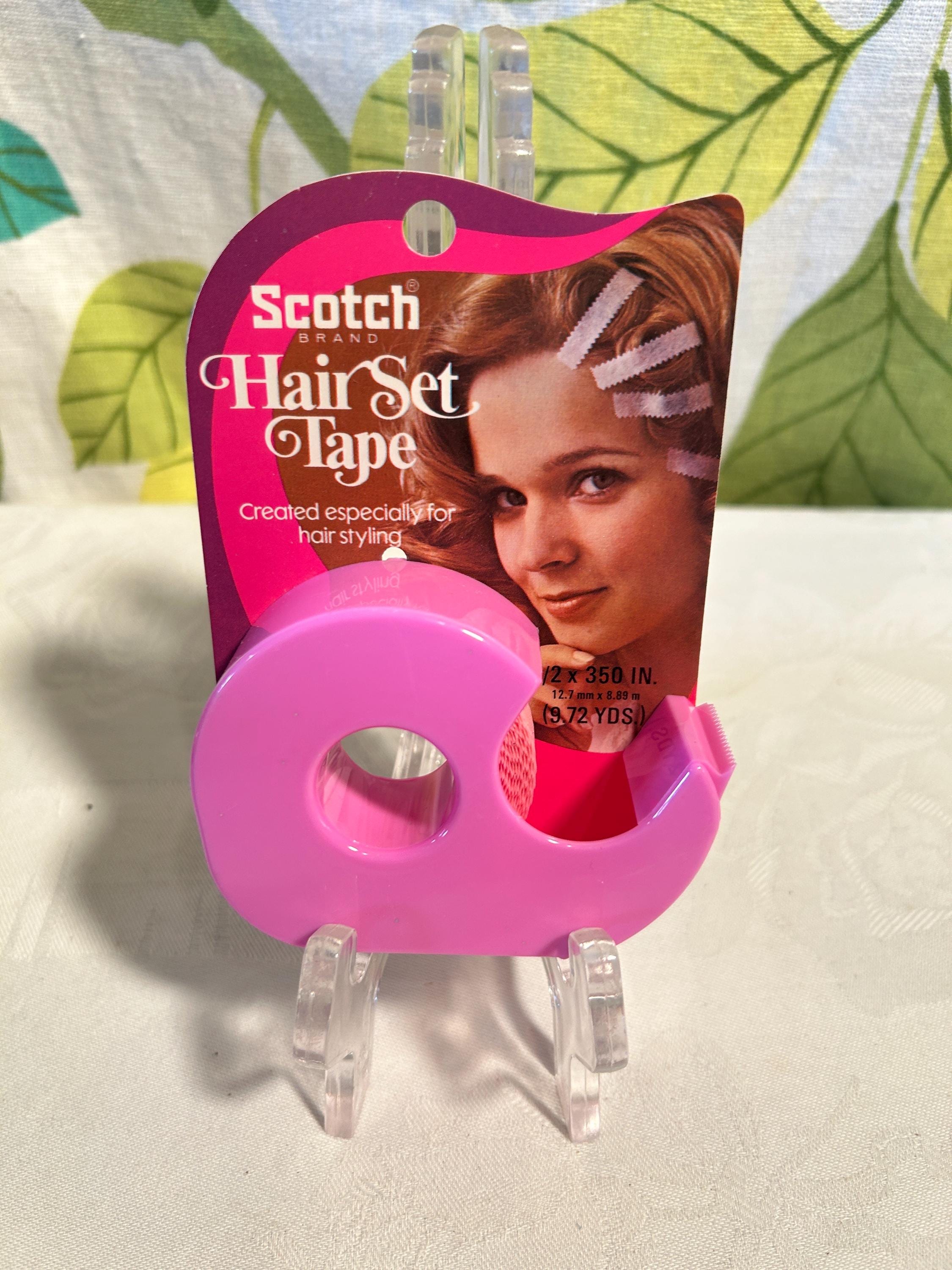 Vintage 1960s 1970s Scotch 3M Pink Hair Set Tape UNUSED - Etsy