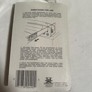 Vintage 1980s Knife Sharpener UNUSED image 4