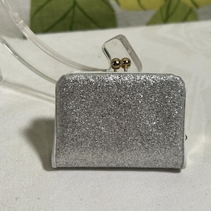 Vintage 1960s 1970s Sparkle Little Girls Coin Purse Unused
