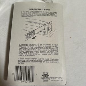 Vintage 1980s Knife Sharpener UNUSED imagem 4