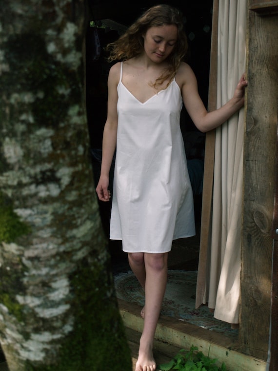 cotton slip dress