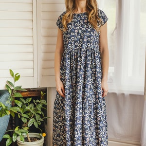 organic cotton dress sale Organic Wrap Dress / Off White