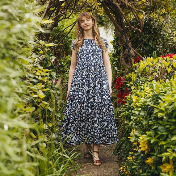 Simple For Ladies Womens Dresses Casual Summer Dress 2019 Floral Print Organic Cotton Maxi Dress: Tiered Simple For Ladies Womens Dresses Casual Summer Dress 2019 Floral Print Organic Cotton Maxi Dress: Tiered