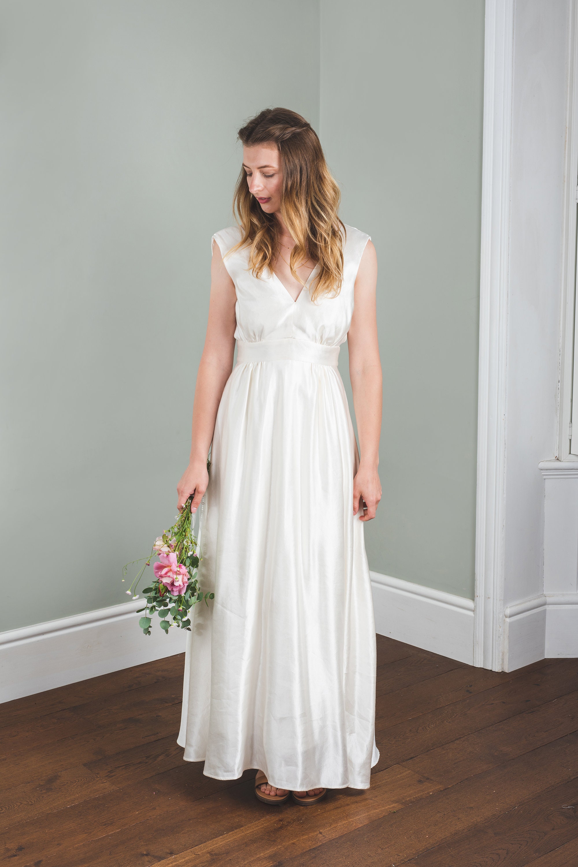 Hemp wedding dress sales