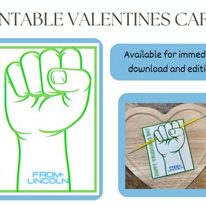 Tarjetas de San Valentín personalizadas para descargar e IMPRIMIR con barra luminosa