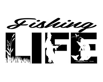 Fishing Svg Etsy
