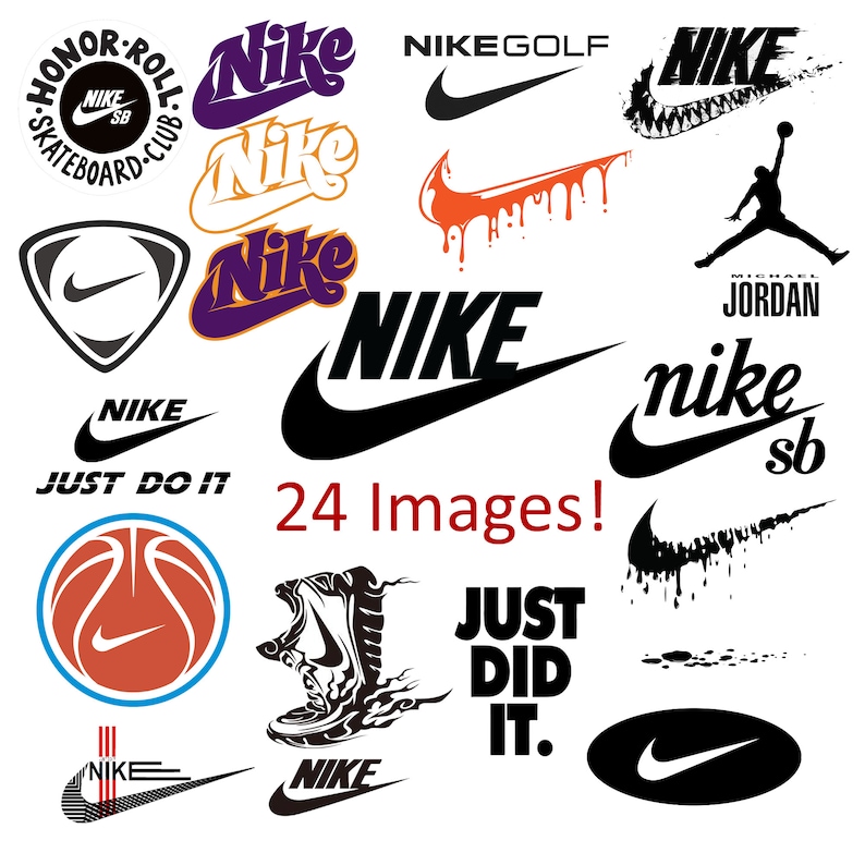 Download Nike Logo SVG and PNG bundle 24 Images Just do it. Cricut ...