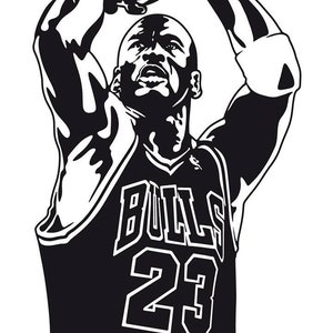 Michael Jordan SVG PNG 24 Images Cricut Image Basketball Air | Etsy