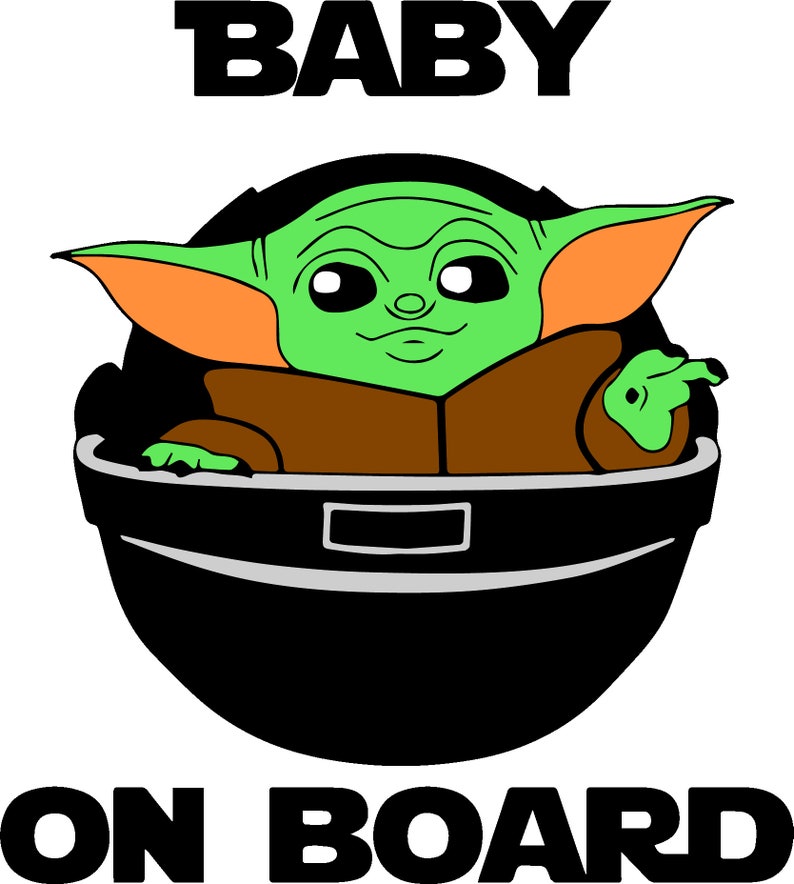Download Baby Yoda png svg Cricut Image Star Wars Art Collection ...