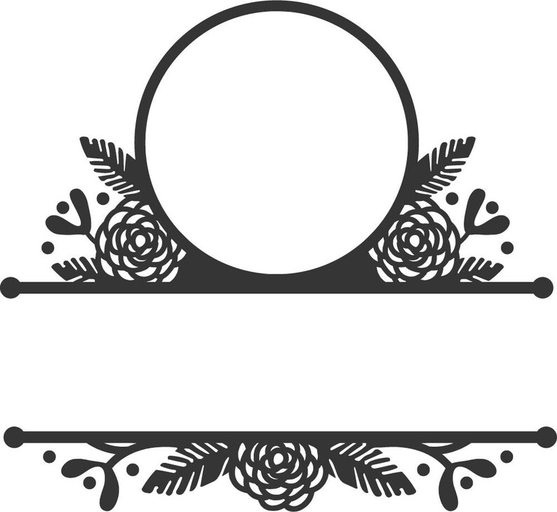 Download Split Monogram Bundle SVG PNG EPS Dxf Jpg Monogram Frame ...