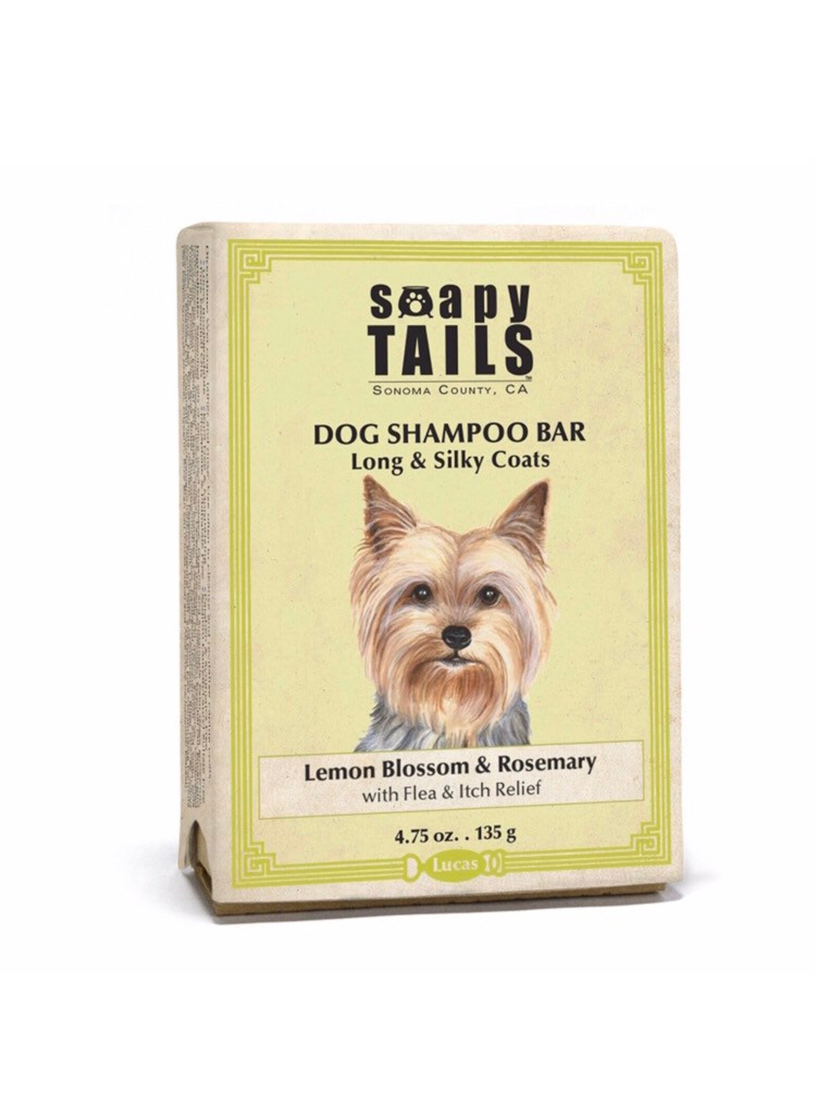 Dog Shampoo Bar Soapy Tails Long and Silky Coat in Lemon Etsy