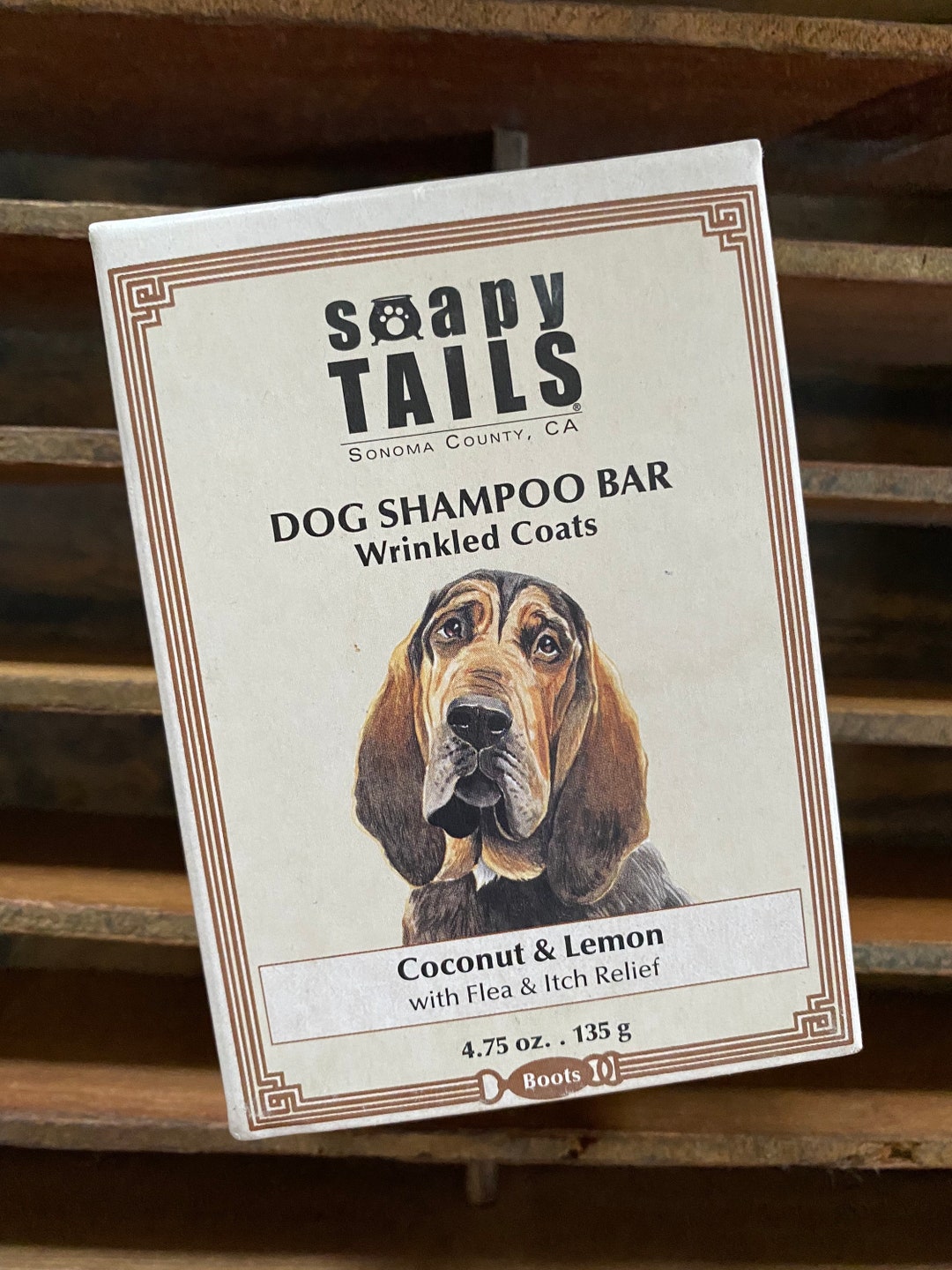 Dog Shampoo Bar Soapy Tails Wrinkled Coat in Coconut & Lemon Etsy