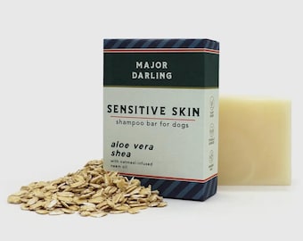 Dog Shampoo Bar | Major Darling Sensitive Skin with Aloe Vera and Shea Butter