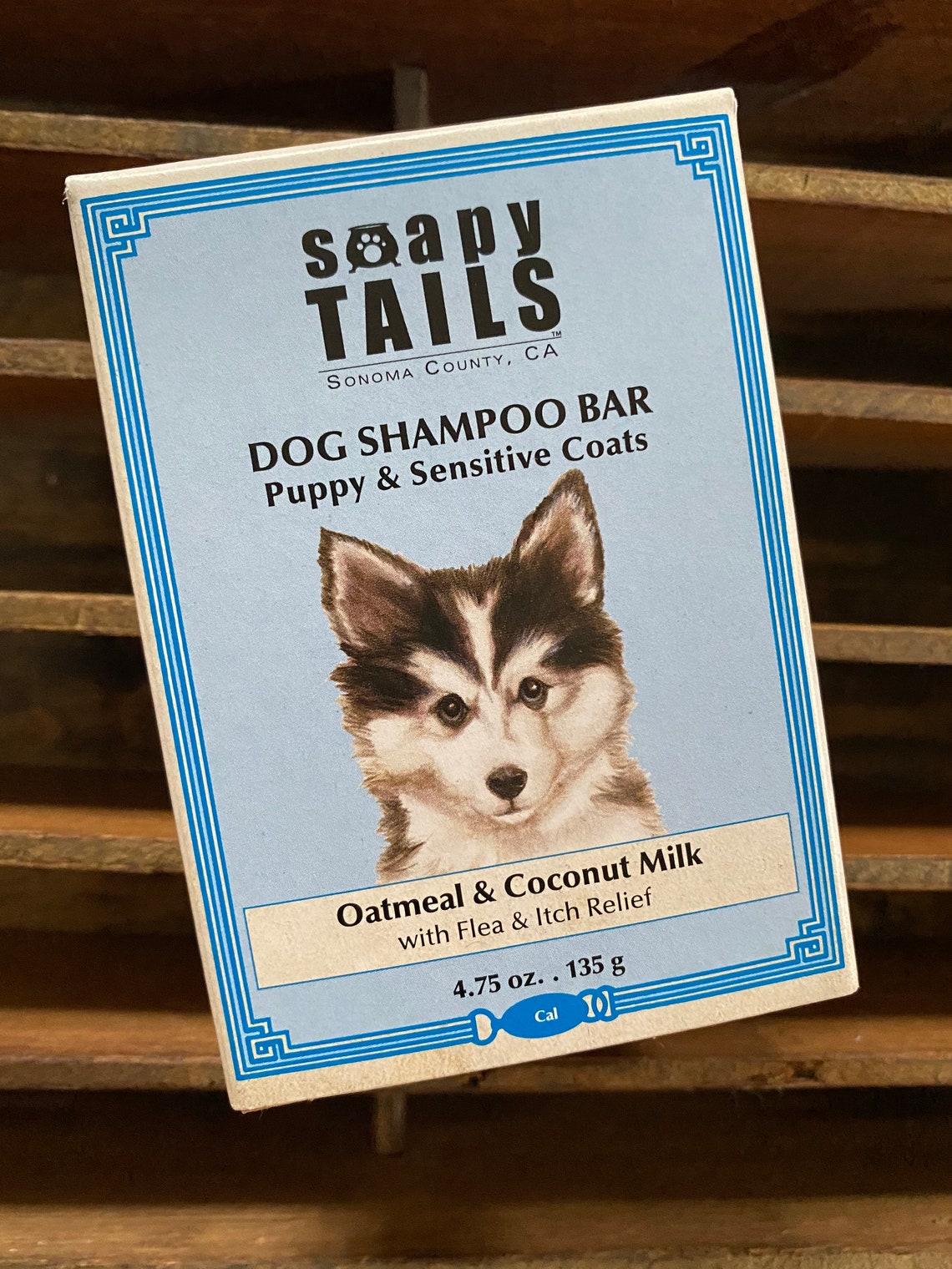 Dog Shampoo Bar Soapy Tails Puppy Coat in Oatmeal & Coconut Etsy