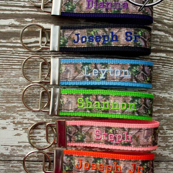 Llavero camuflado personalizado - llavero camuflaje - pulsera Camo - llavero monograma - llavero personalizado