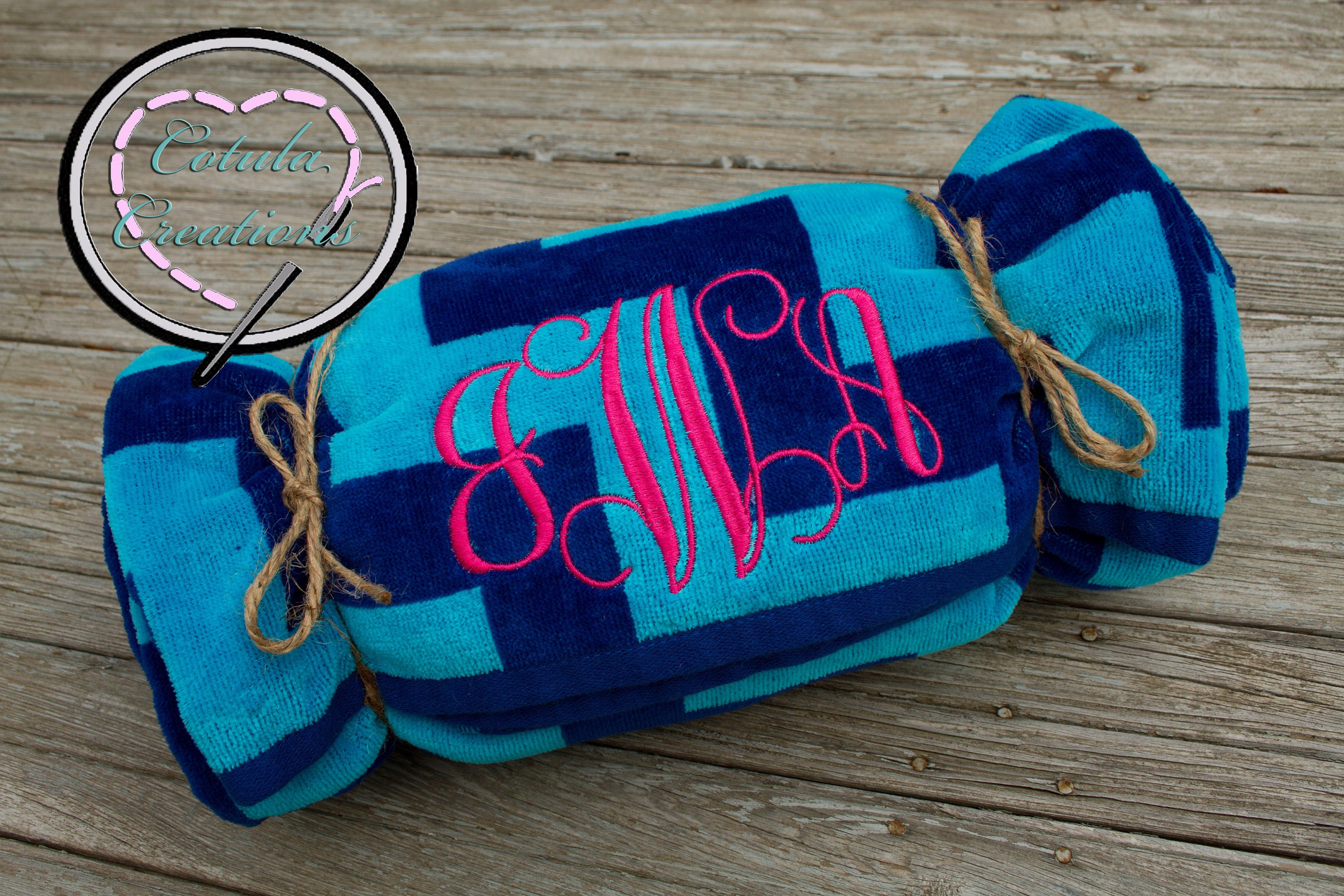 Deluxe Oversize Personalized Beach Towel Monogrammed Beach Etsy
