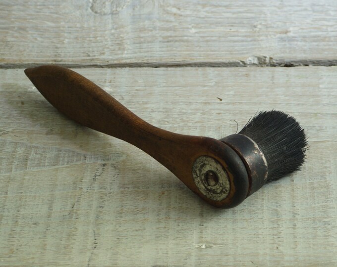 Vintage Daubers Shinola Shoe Polish Brush Primitive Rustic Shoe Shine
