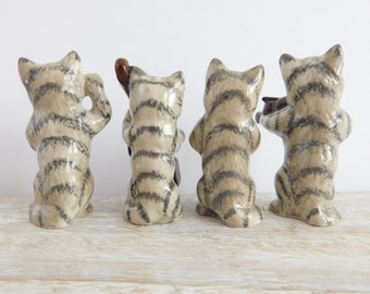 Vintage Beswick Cat Band ~ England Ceramic Cats ~ Orchestra