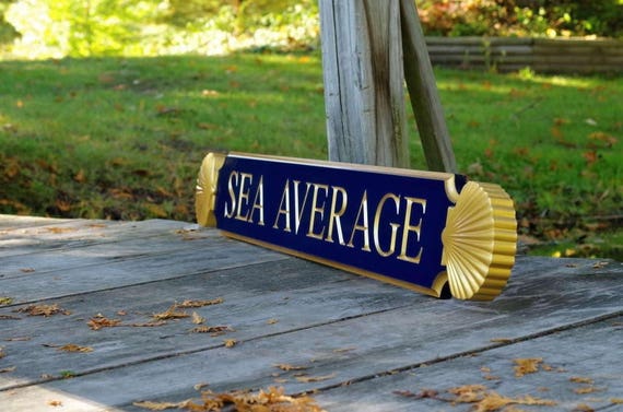 Nantucket Quarterboard Custom House Name Signs With Decorative Etsy