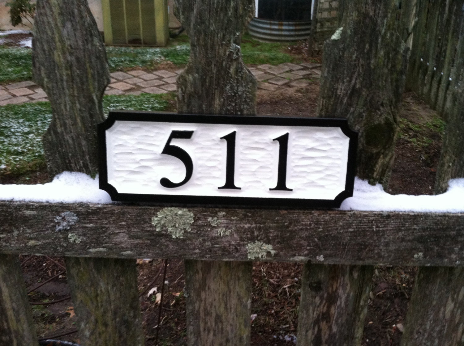 Custom Street Address Plaque / House Number Plaque A49 Etsy