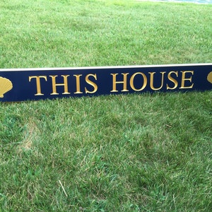 Nantucket Custom Carved Quarterboard sign - Add your name or place and image (Q38)
