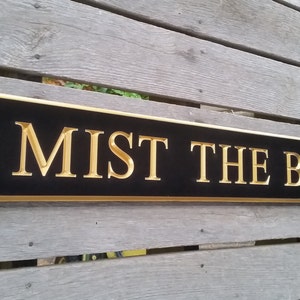 Custom Carved Quarterboard sign - Add your name (Q71)