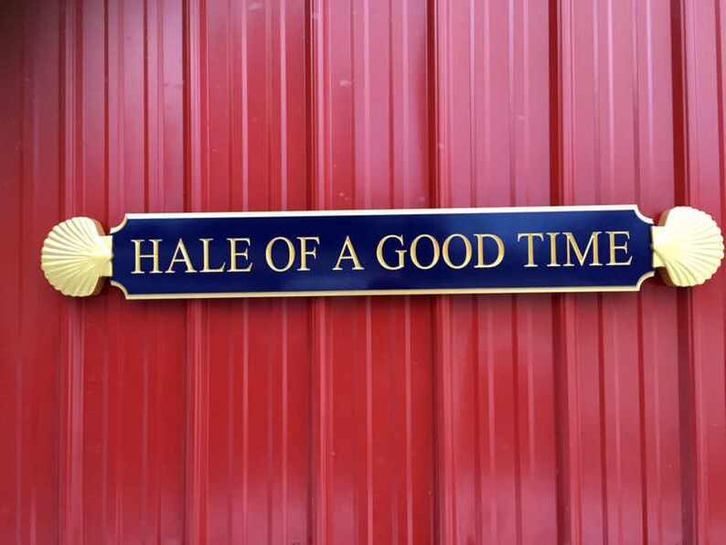 Nantucket Quarterboard Custom House Name Signs With Decorative Etsy