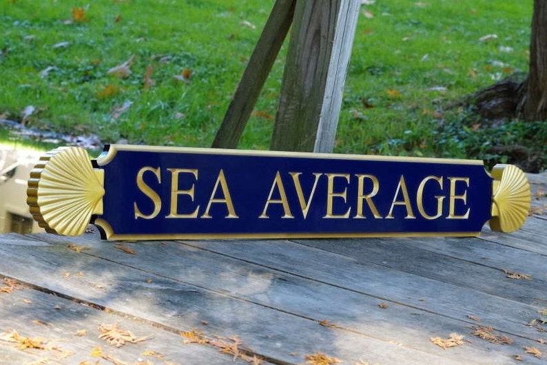 Nantucket Quarterboard Custom House Name Signs With Decorative Etsy