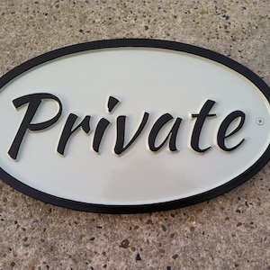 PRIVÉ - Panneau d&#39;interdiction d&#39;accès - Personnalisez selon vos besoins (B52)