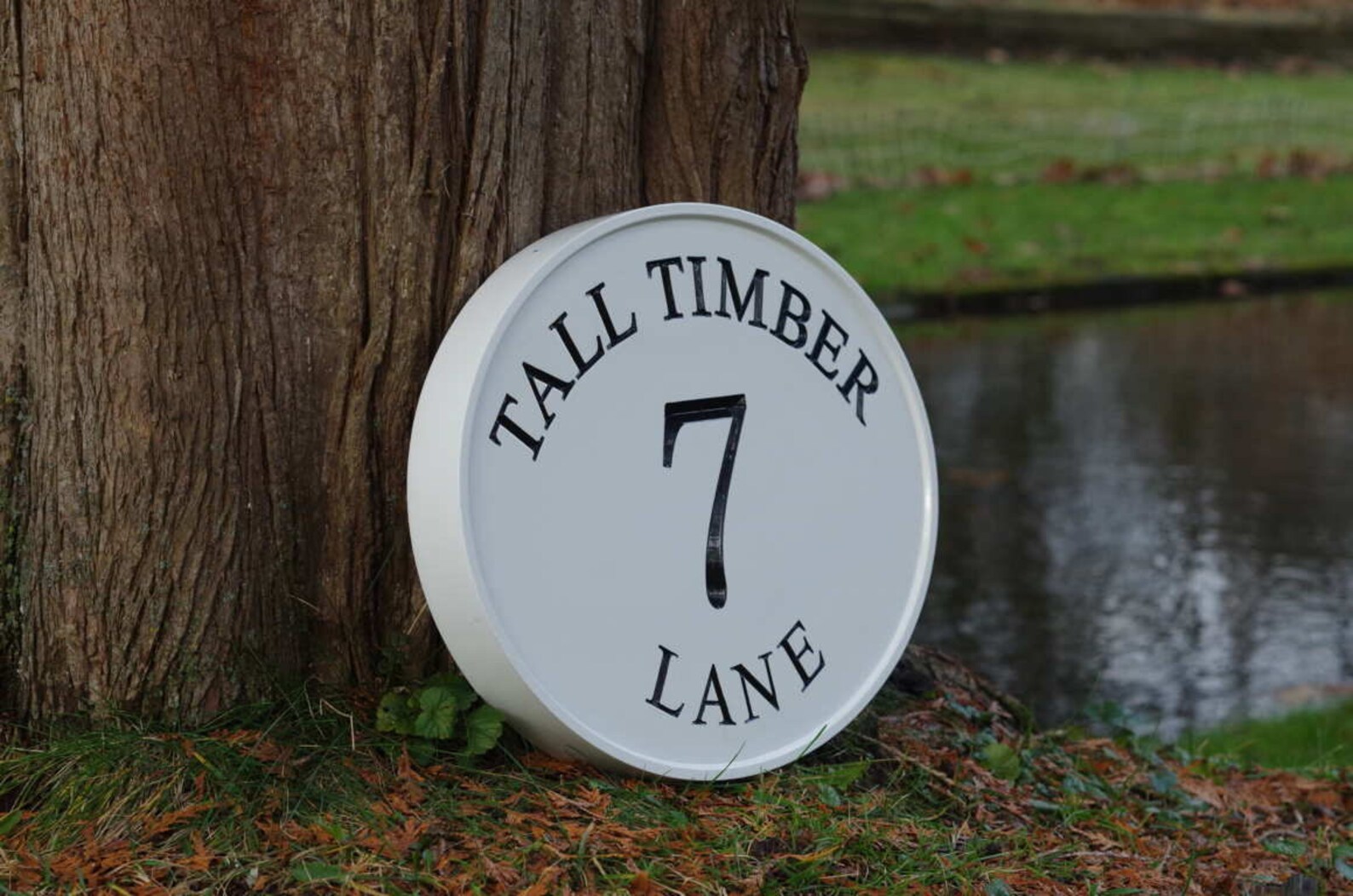 Address Marker Sign for Bracket with Street Name Large house Etsy