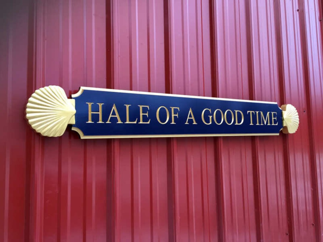 Nantucket Quarterboard Custom House Name Signs With Decorative