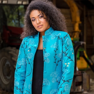 Plus size silk jackets new arrivals