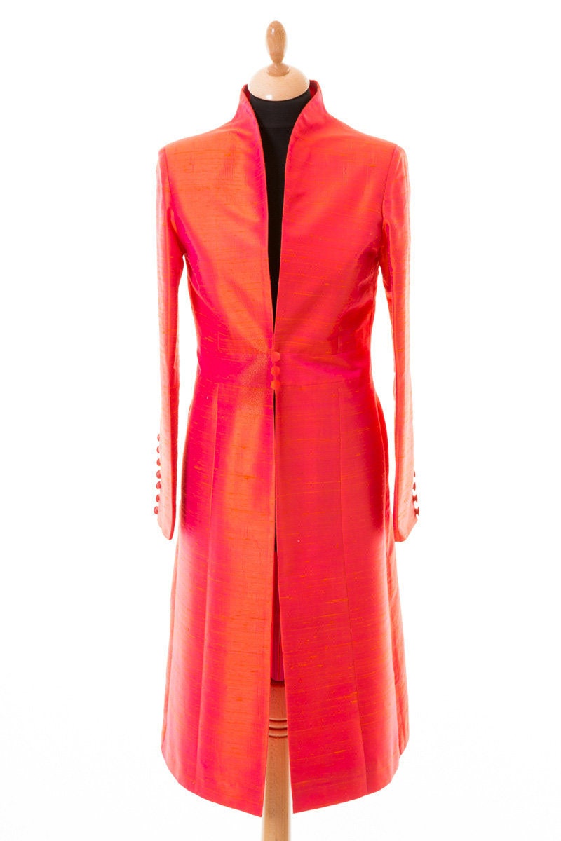 High Collar Coat - Etsy