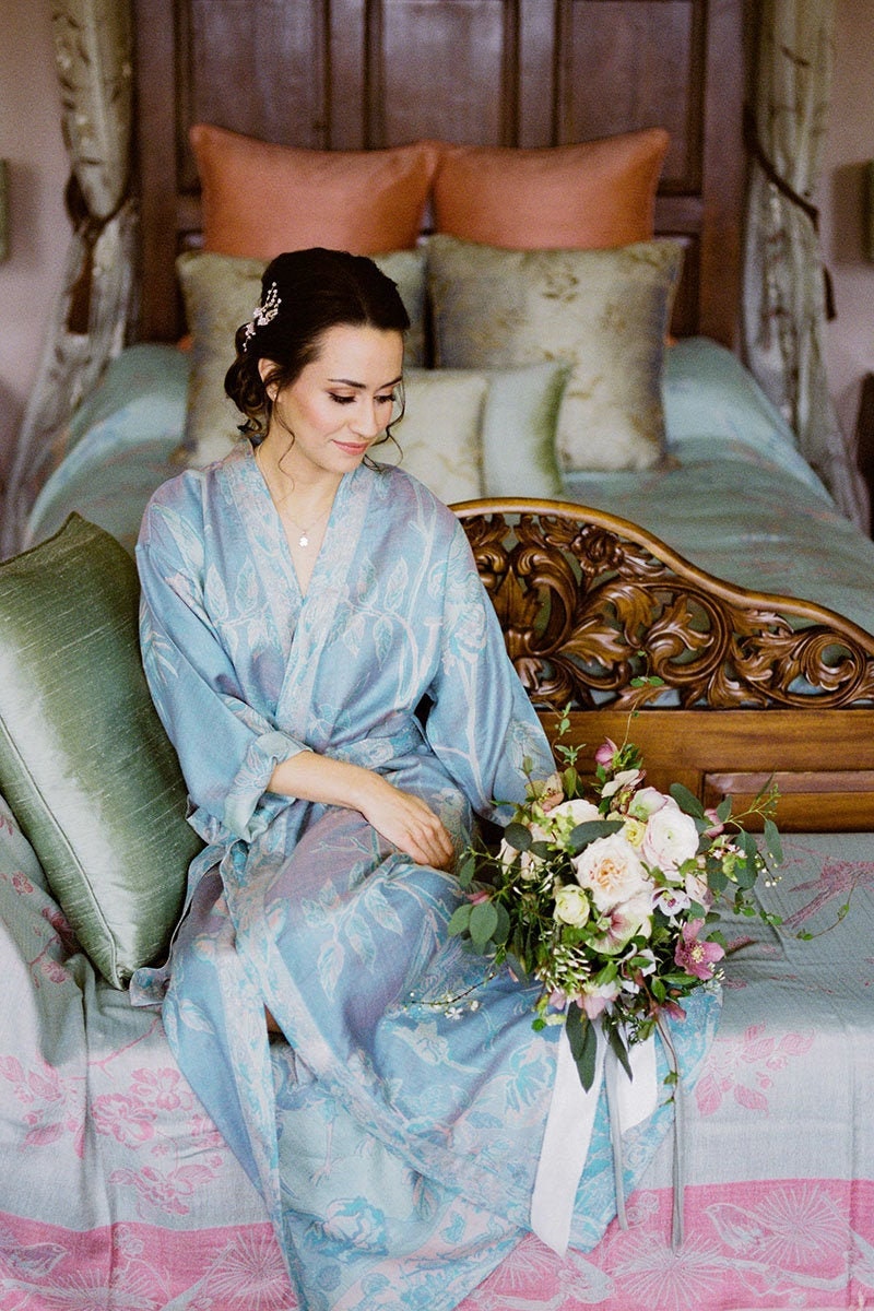 Bright Turquoise Cashmere Silk 