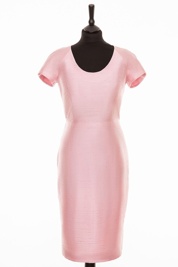 pink shift dress for wedding