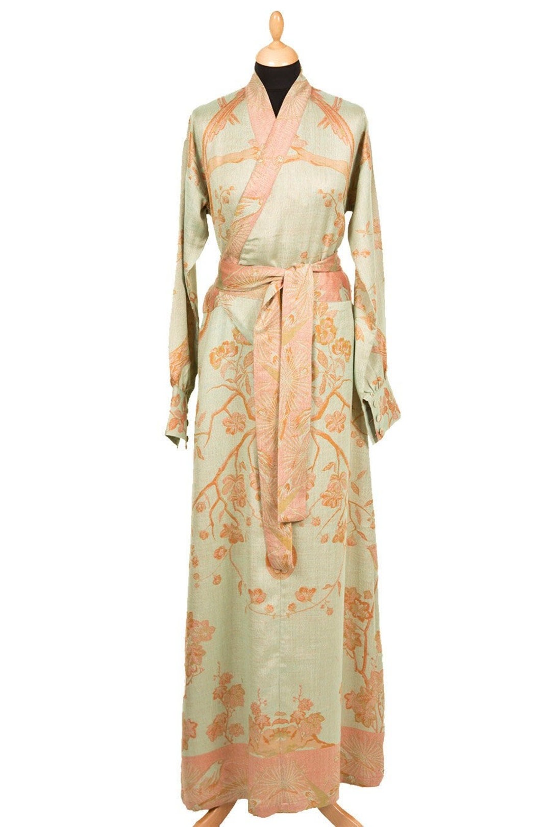 CHLOE KIMONO DRESS BLUE main image 0