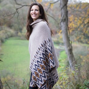 Alpaka Schal, warmer Schal, Poncho, Geschenk für sie, Winter Schal, Weihnachtsgeschenk, einzigartiges Geschenk, Weihnachtsgeschenk für sie, handgemachtes Geschenk