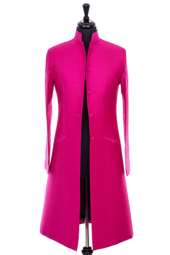 hot pink ladies coat