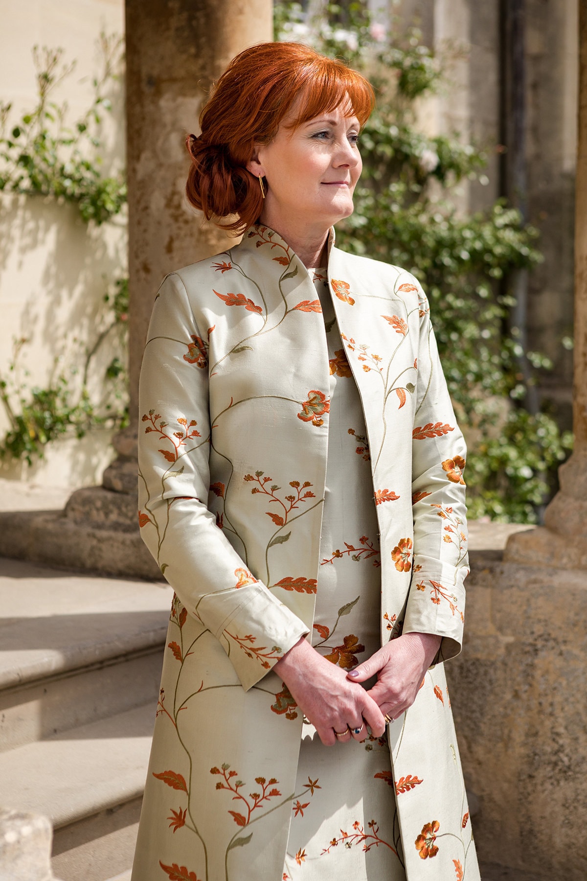 Embroidered Flower Field Single-Breasted Jacket - Ready-to-Wear