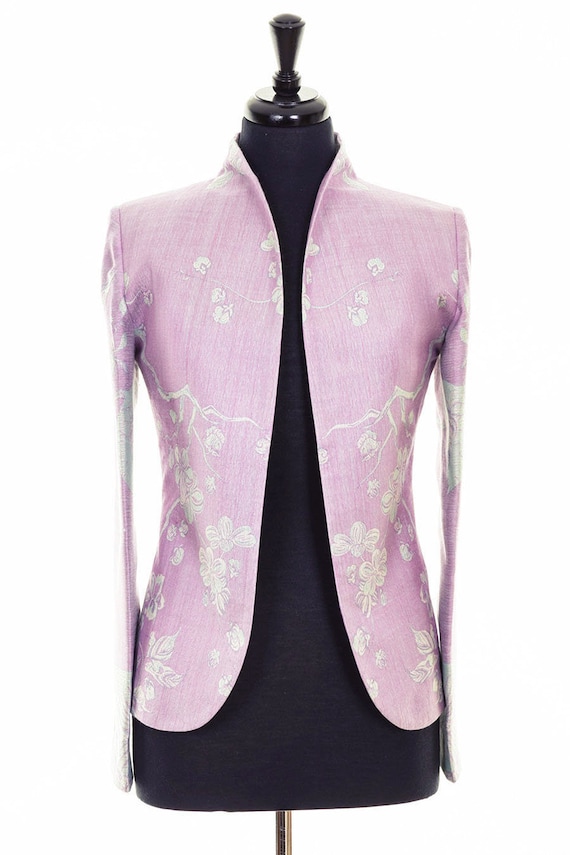 Ladies Pastel Lilac Cashmere Jacket Womens Fitted Blazer Pretty Mother of the Bride Outfit Wedding Special Occasion Etsy Denmark