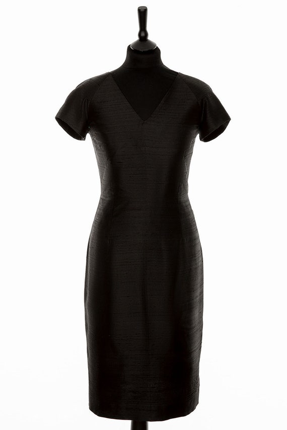 Little black top dress petite size