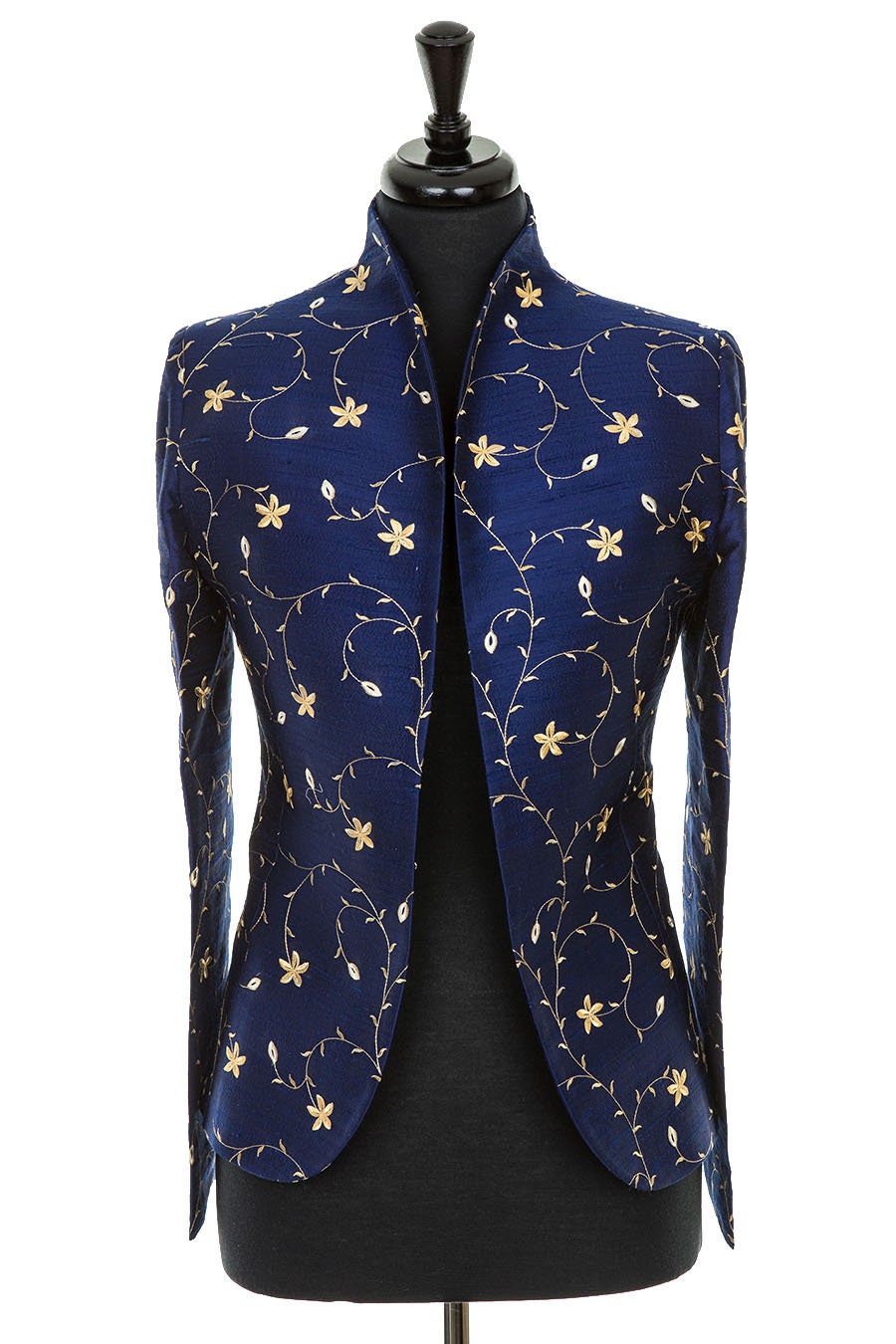 Gold and shop blue blazer