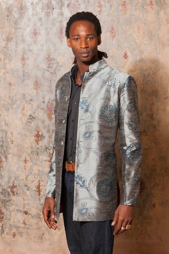 Made To Order Tools Embroidered Multi-Button Single-Breasted Jacket - Ready  to Wear