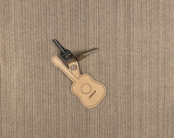 Guitar Key Chain | Guitar Bag Tag | Guitar Bag Charm | Guitar Luggage Tag