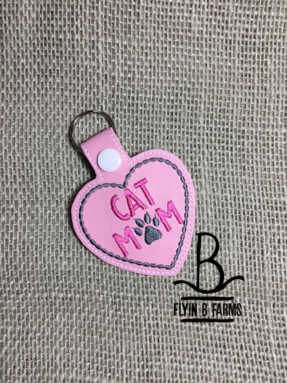 Cat Mom Key ChainLuggage TagAccessoryGift TagPurse Charm Etsy