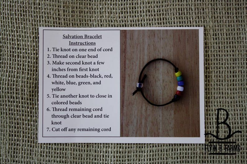 Salvation Bracelet Craft - Notify Bracelet picture relating to Salvation Bracelet Printable named Salvation Bracelet Craft - Notify Bracelet