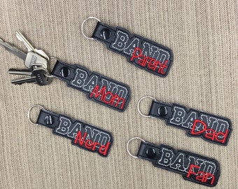 Band Keychain | Band Mom Keychain | Band Dad Keychain | Band Nerd Keychain | Band Fan Keychain | Band Parent Keychain | Marching-Jazz Band