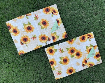 Sunflower Placemats Set of 2 FREE SHIPPING