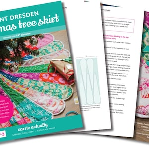 PDF Pattern for Giant Dresden Christmas Tree Skirt image 2